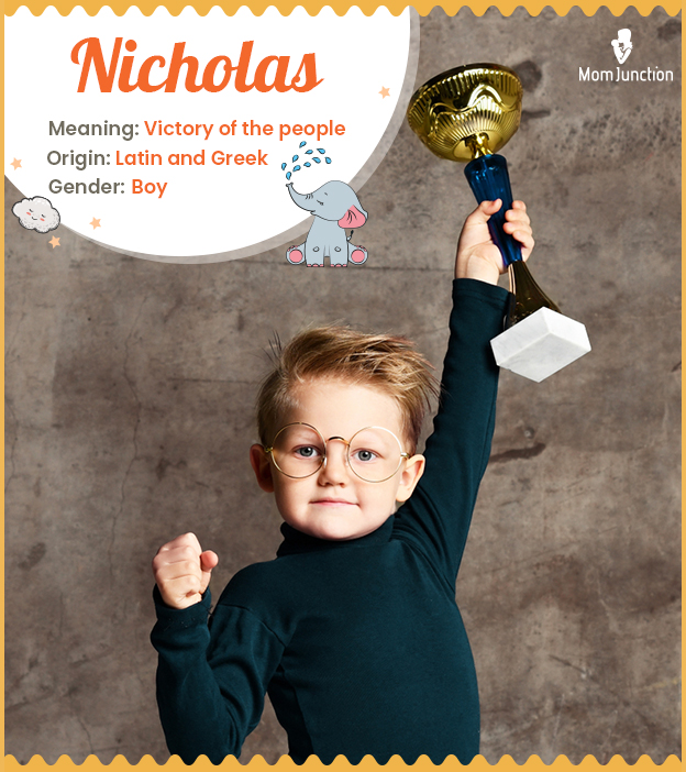 Nicholas inspired by Greek mythology