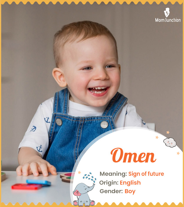 Omen means sign of future