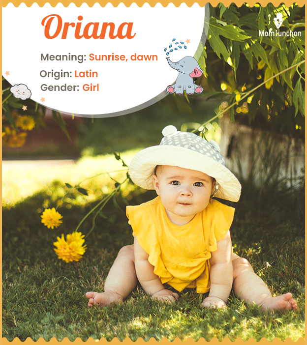 Oriana, a name that connotes positivity