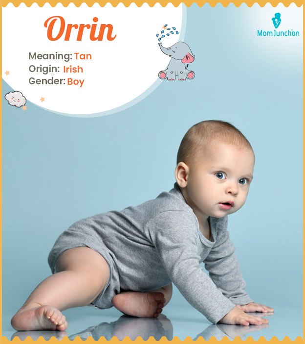 Orrin, an Irish name for boys.