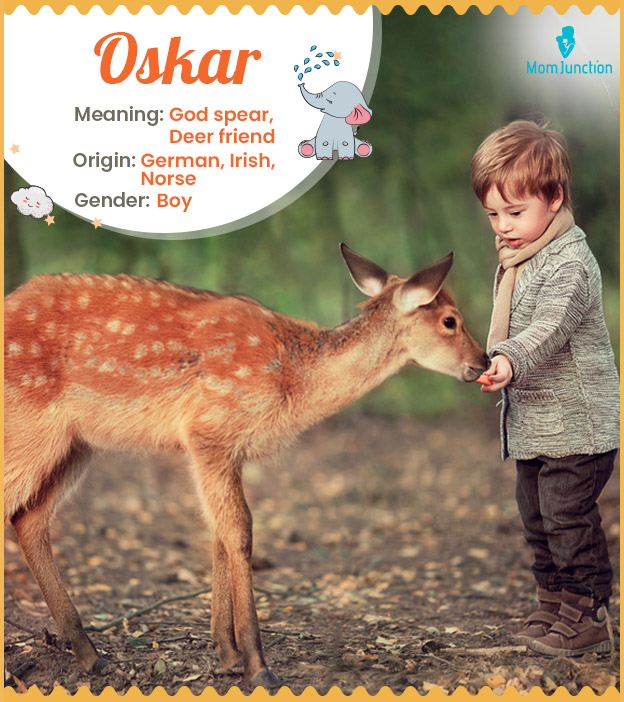 Oskar, one who is friendly and a warrior