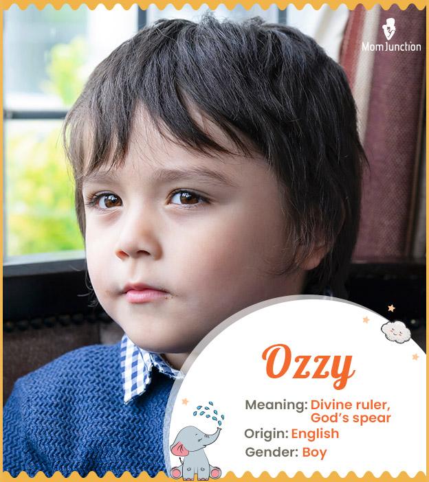 Ozzy means divine ru