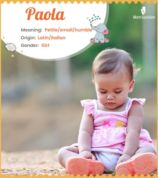 Paola Meaning, Origin, History, And Popularity