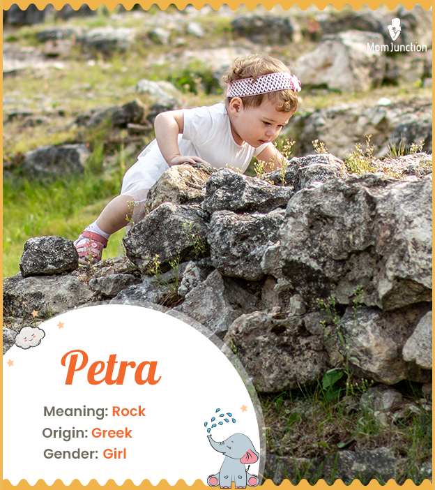 Petra meaning Stone or Rock