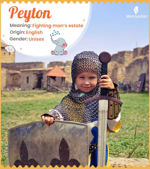 Peyton Name Meaning, Origin, History, And Popularity