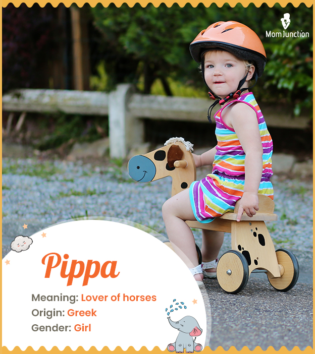 Pippa means horse lover