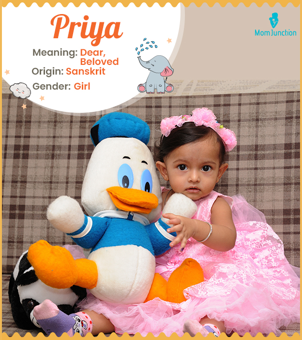 Priya means beloved