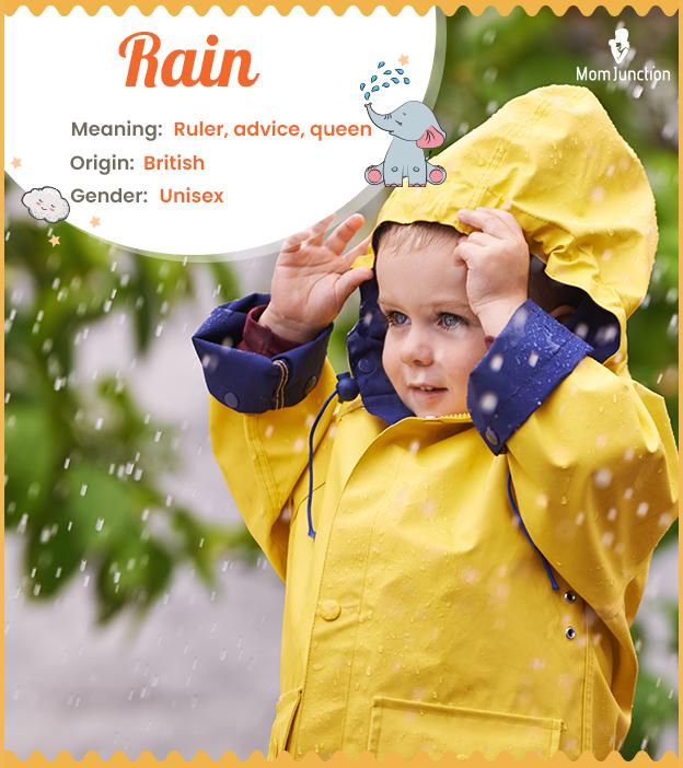 Rain Name, Origin, Meaning, And History