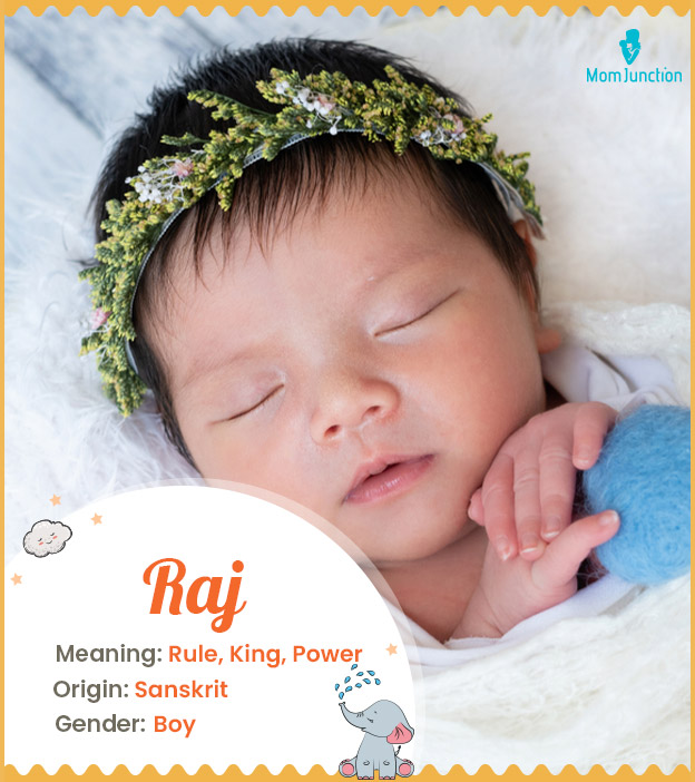 Raj, a royal name for boys