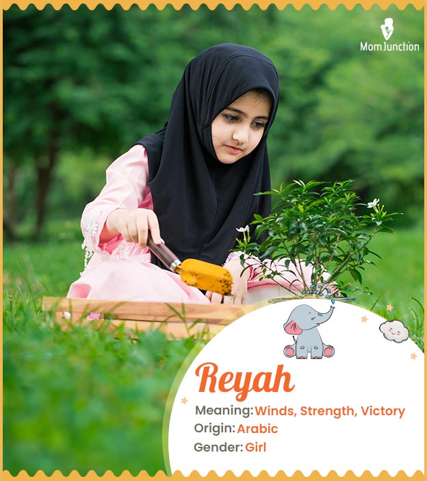 Reyah, a beautiful name for girls