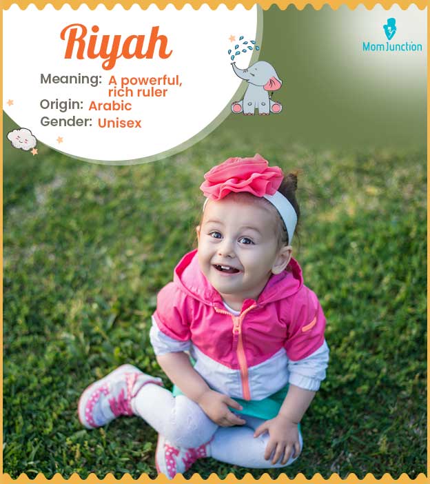 Riyah, an Arabic name with several meanings.