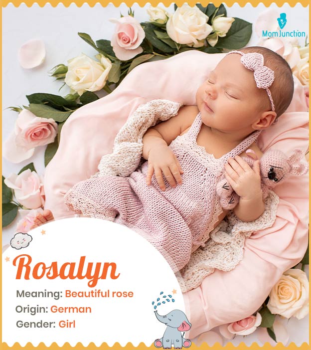 Rosalyn, elegant name meaning beautiful rose