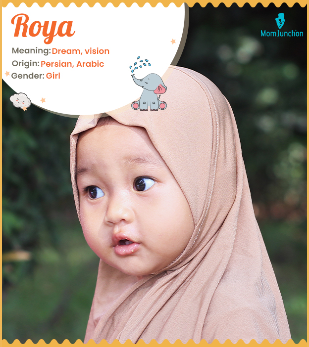 Roya, beautiful name meaning dream