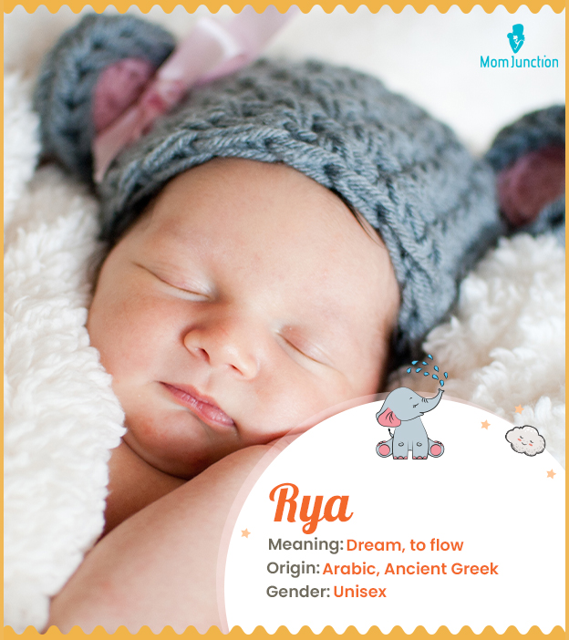 Rya means dream or to flow or a singer