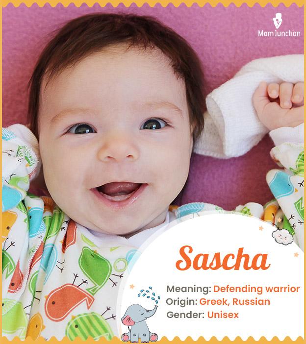 Sascha means defendi