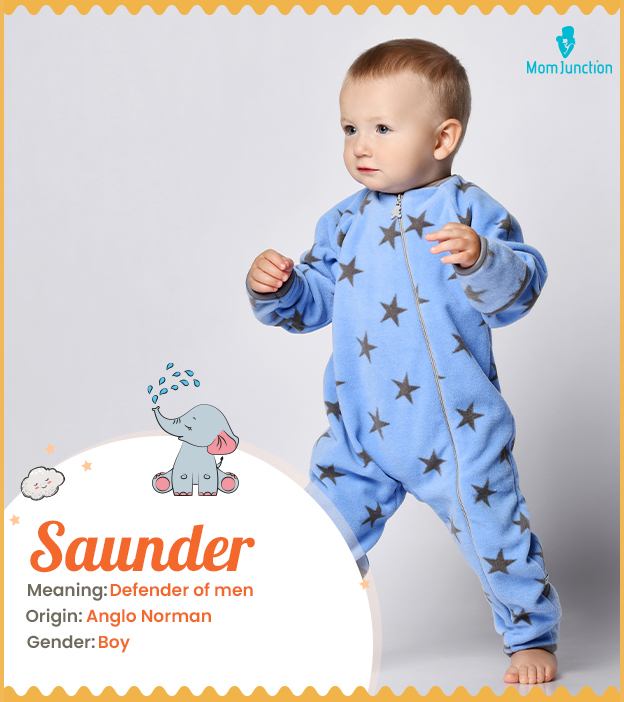 Saunder, defender of men
