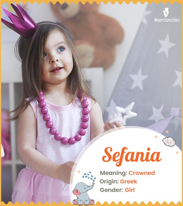 "Stefania, a name that radiates elegance and embodies strength. "