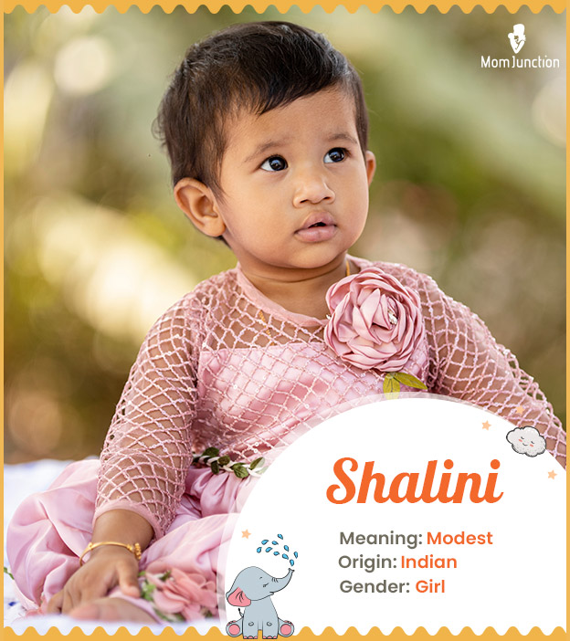 Shalini means modesty