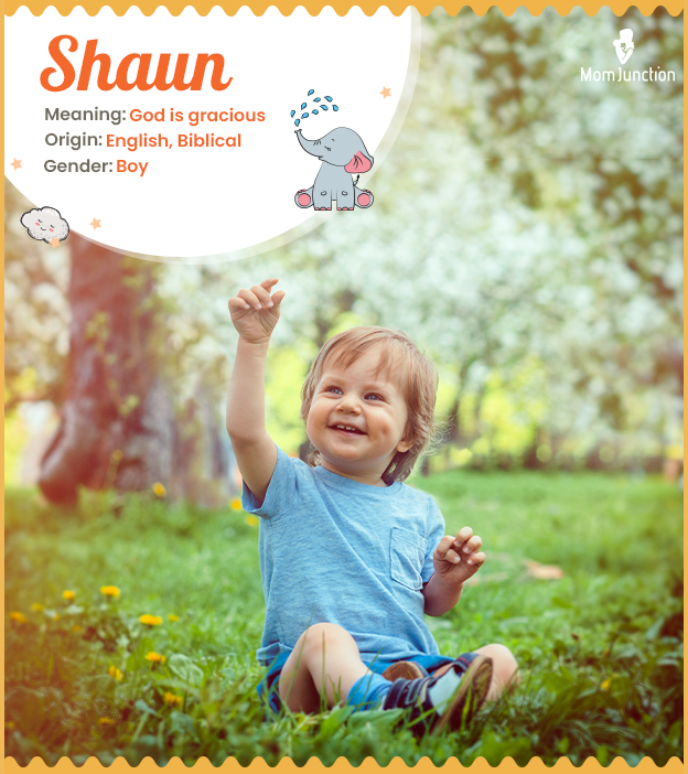 Shaun, the precious child