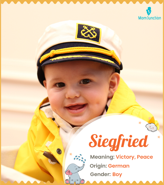 Siegfried means victory peace