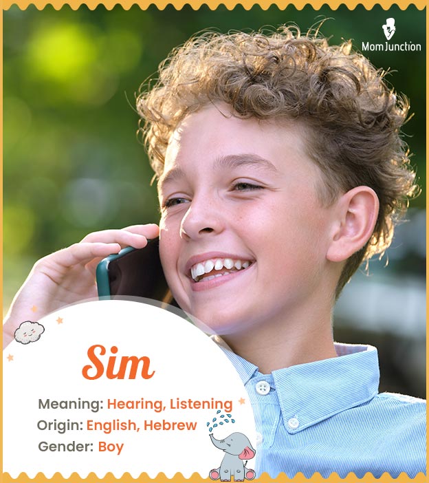 Sim, a short and simple name for boys