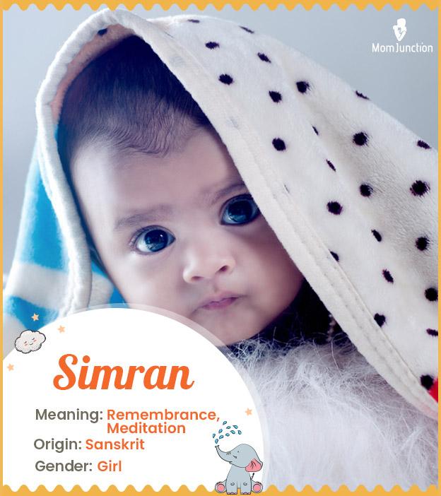 Simran means meditat
