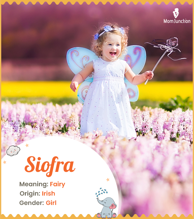 Siofra refers to a fairy