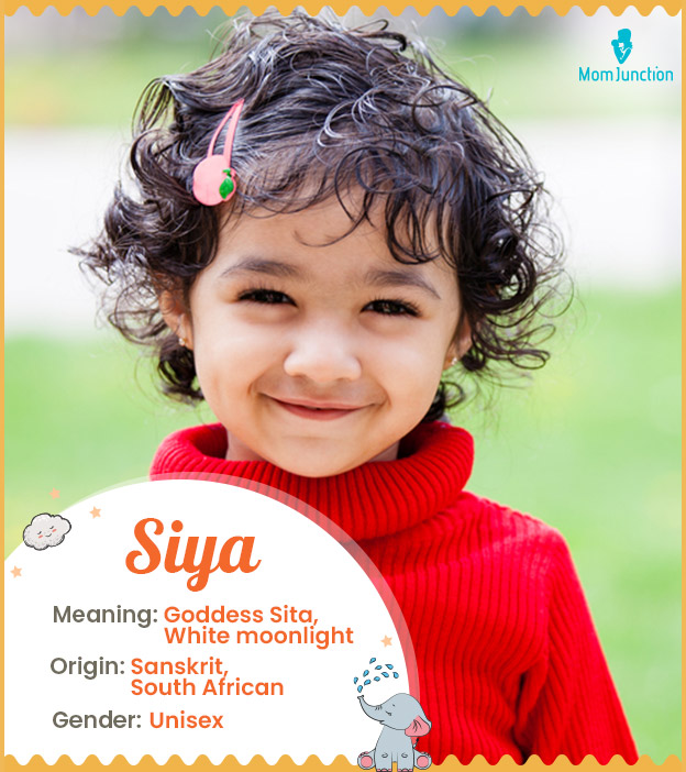 Siya, meaning Goddess Sita