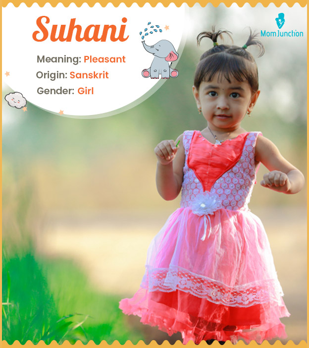 Suhani, meaning pleasant