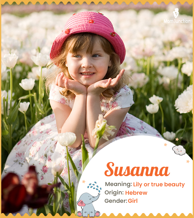 Susanna menas lily, or true beauty