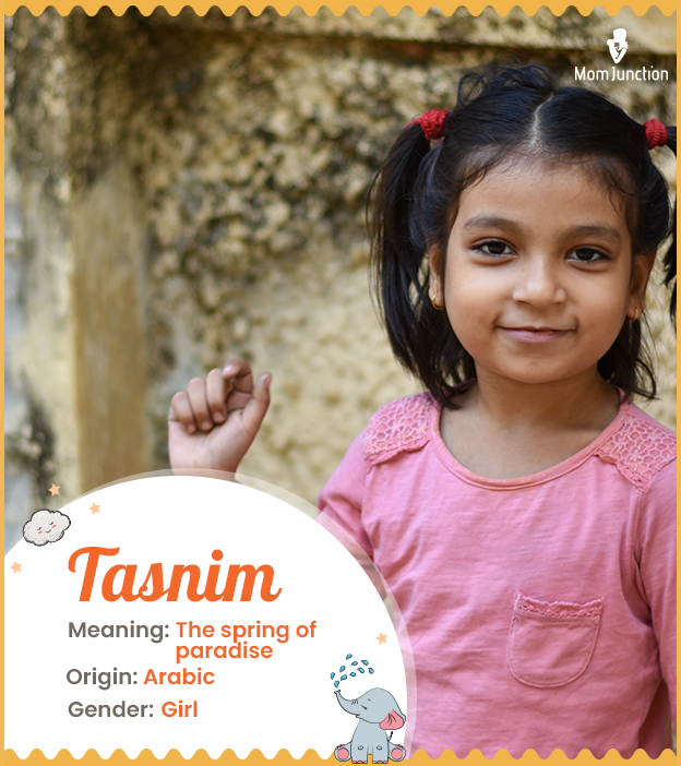 Tasnim is an Arabic name