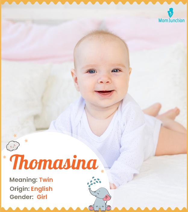Thomasin means twin