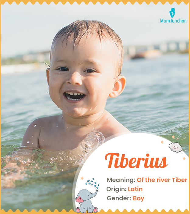 Tiberius, referencing the river Tiber
