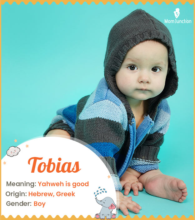 Alt text: Tobias, one who is good.