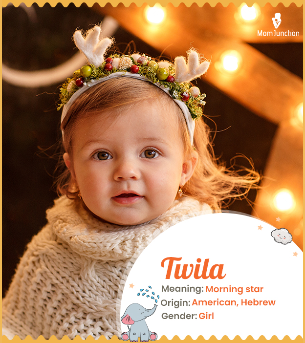 Twila, means morning star or woven with a double thread.
