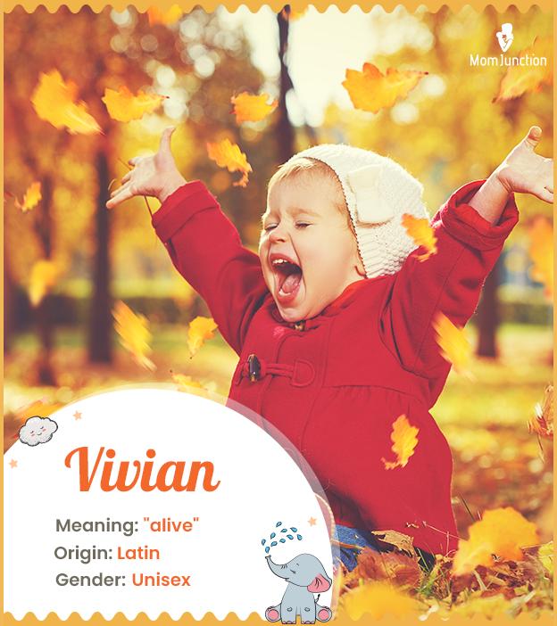 Vivian Meaning, Origin, History, And Popularity