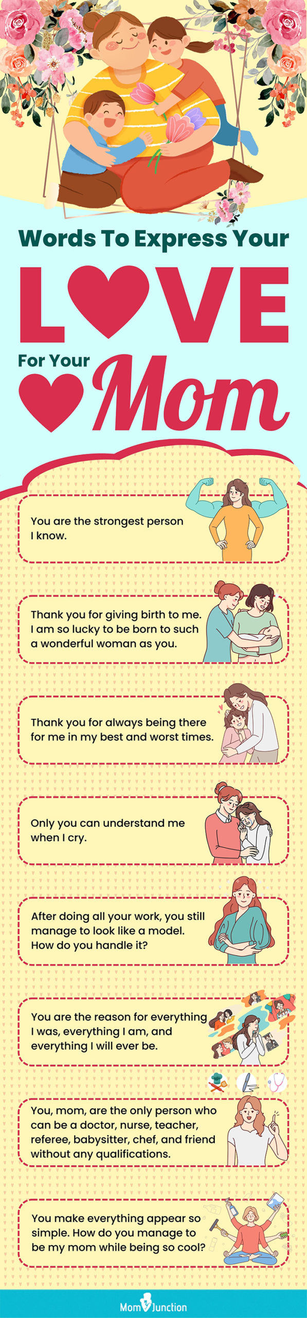 words to express your love for your mom (infographic)