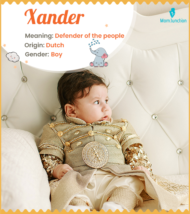 Xander, a Dutch name for boys