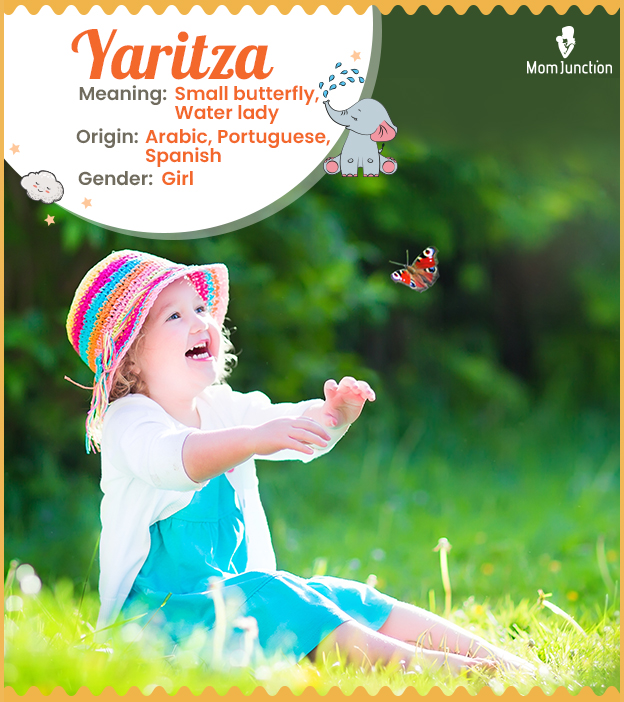 Yaritza, colorful like a butterfly