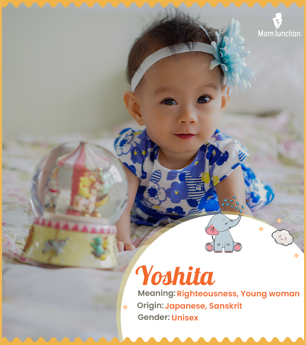 Yoshita meaning Righteousness, Young woman