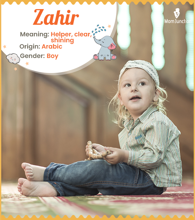 Zahir, the helpful soul