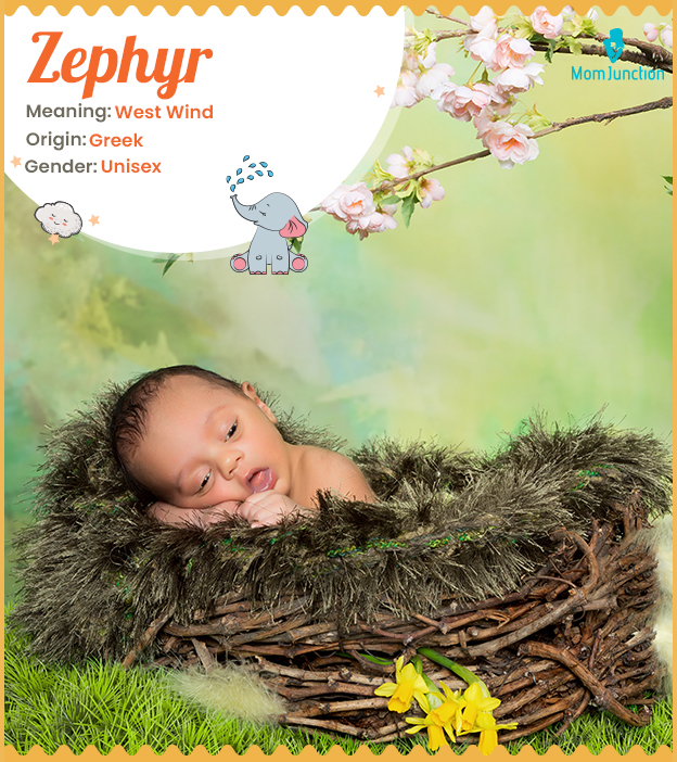 Zephyr means west wind