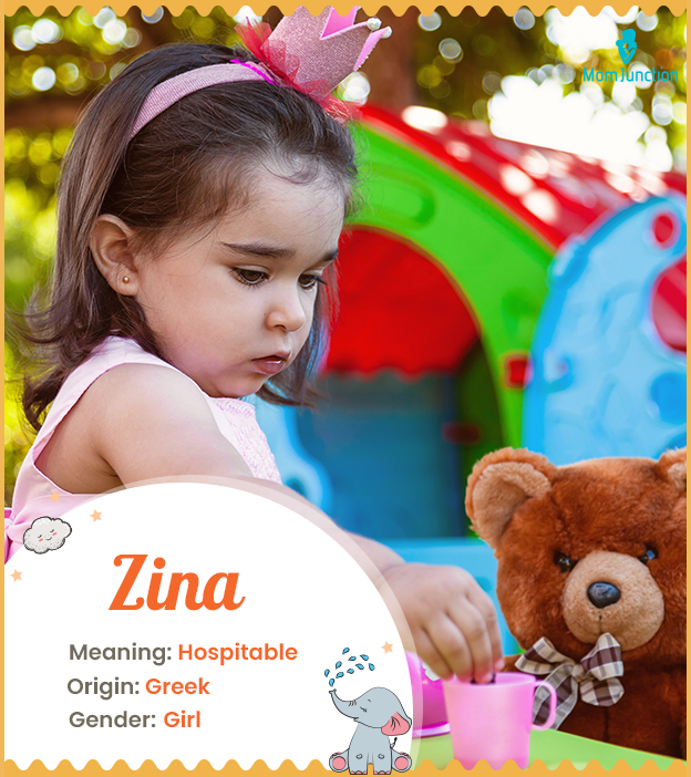 Zina meaning hospitable