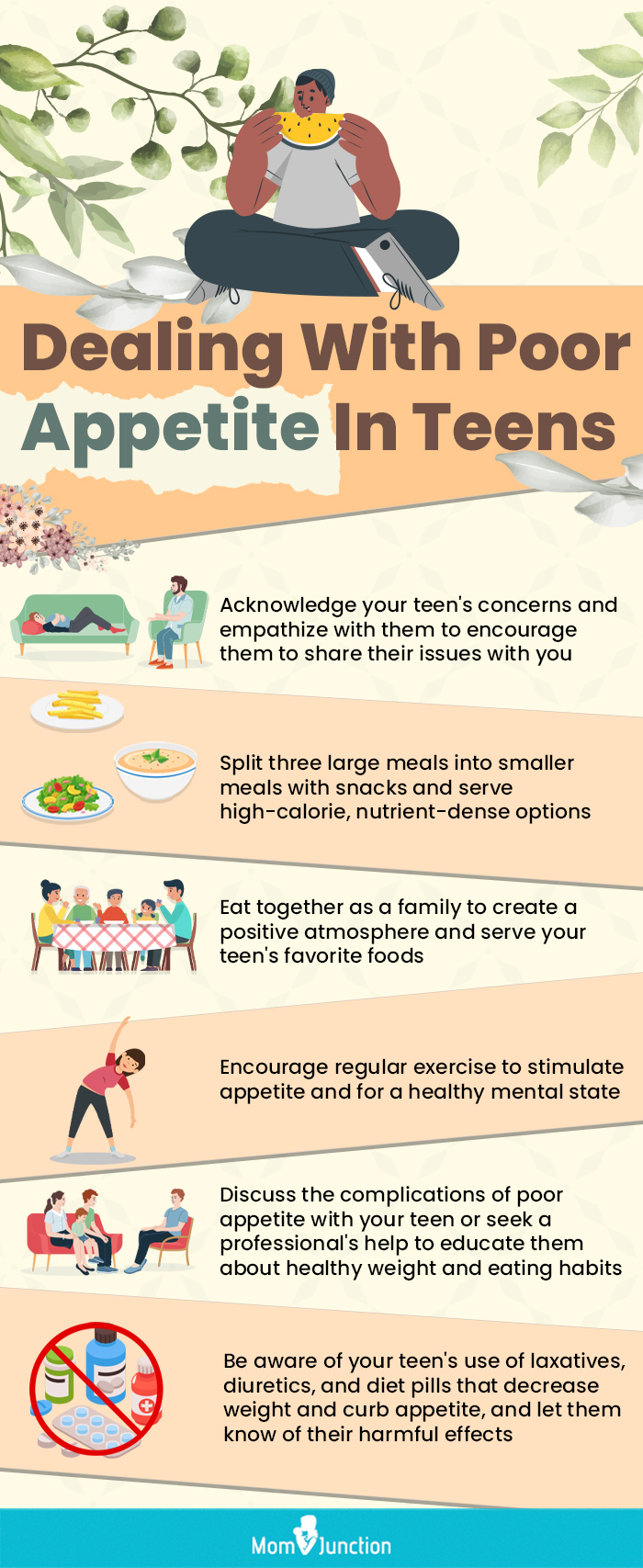 dealing with poor appetite in teens (infographic)