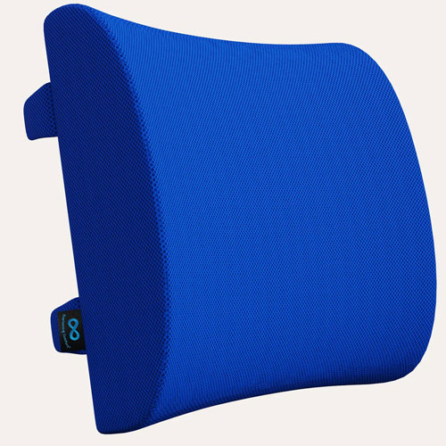 RESTCLOUD Adjustable Lumbar Support Pillow for Sleeping Memory Foam Back Support Pillow for Lower Back Pain Relief, Back Pillow for Sleepi