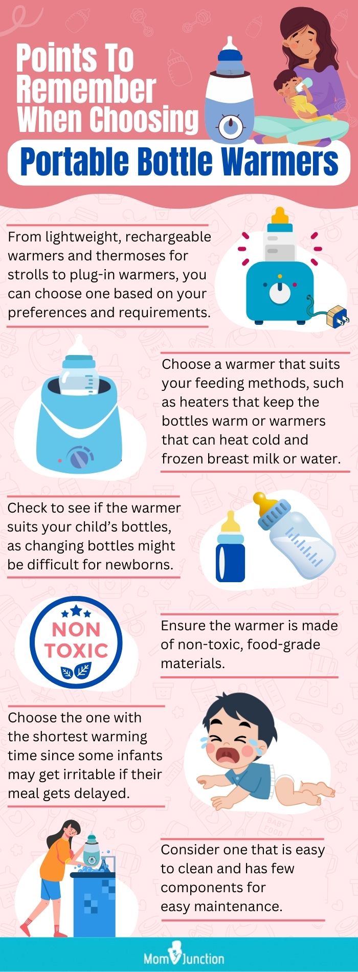 Temperature Heating Breast Milk No Water Heater Milk Warmer