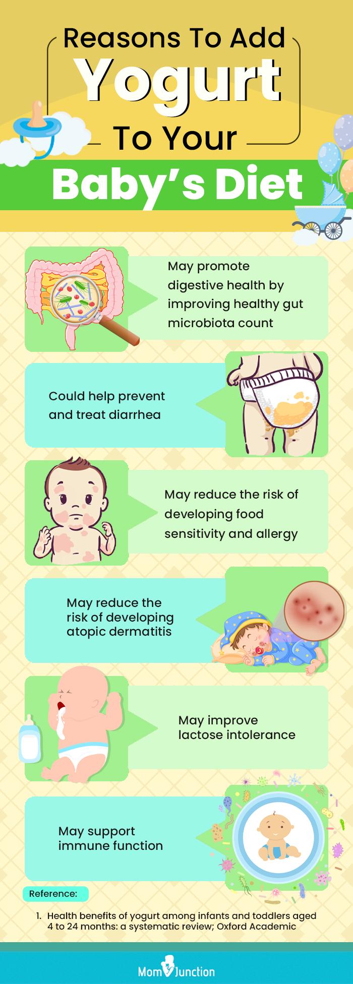 reasons to add yogurt to your babys diet (infographic)