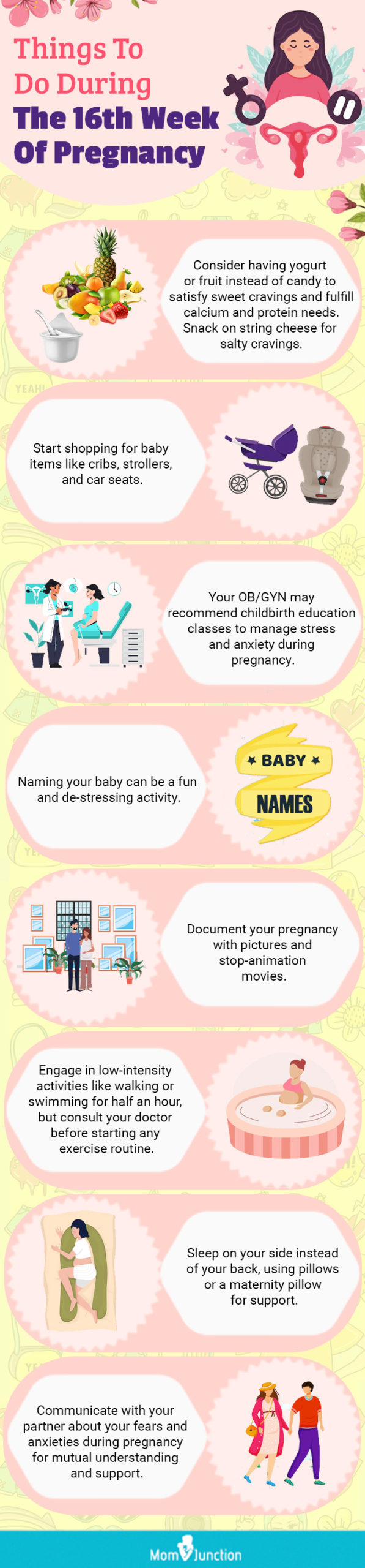 tips for a better 16th-week pregnancy (infographic)
