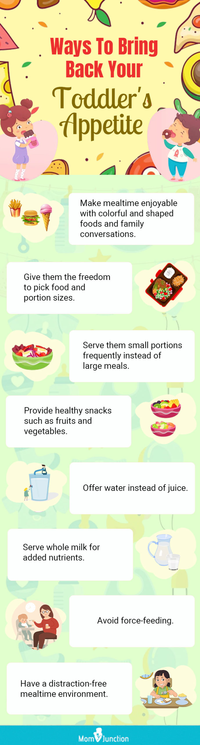 ways to bring back your toddler's appetite (infographic)
