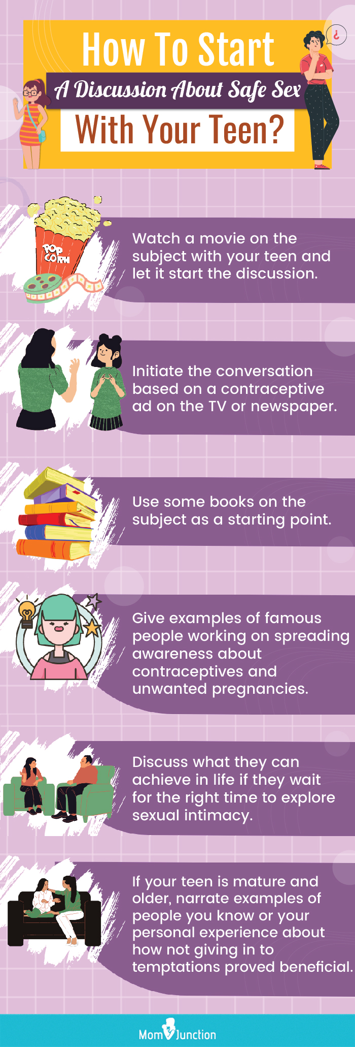 how to start a discussion about safe sex with your teen (infographic)